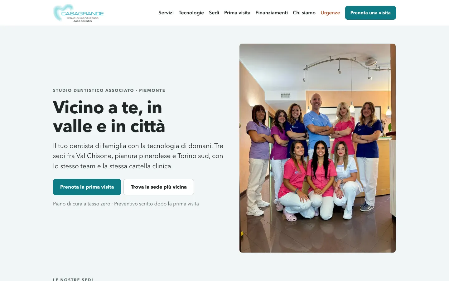 dentistacasagrande.it su computer